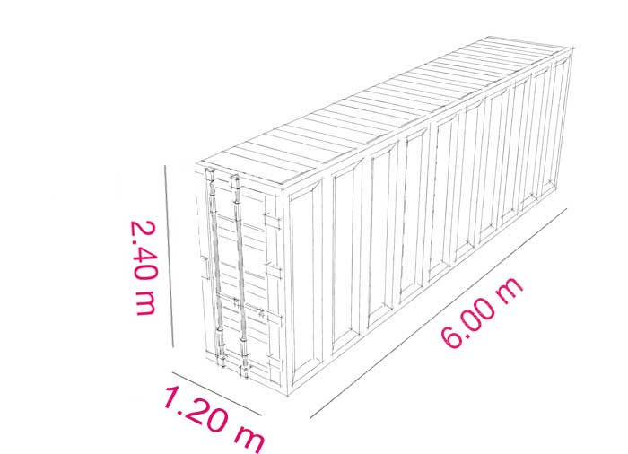 Loca Box : Location de boxes d'entreposage type contener 20" à Geneve 